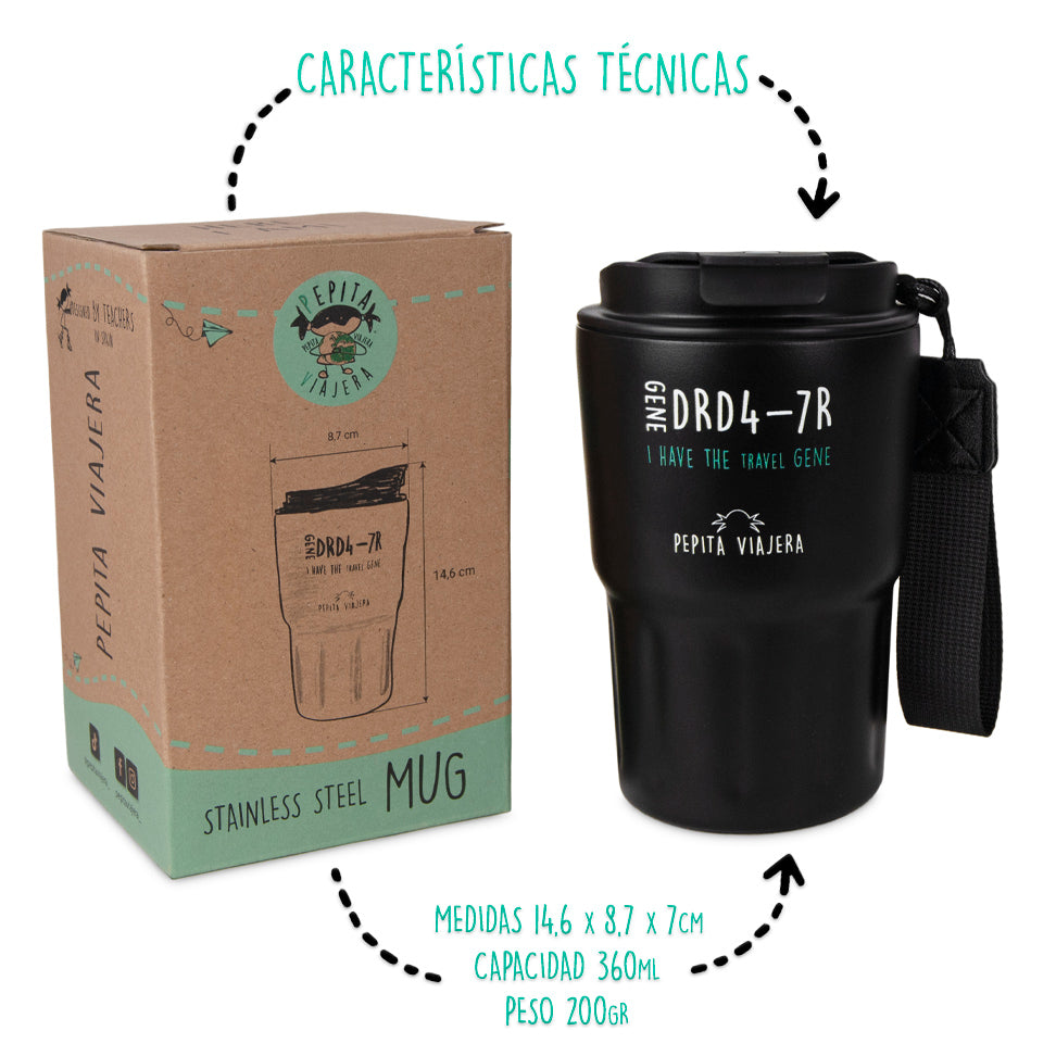 Vaso térmico de acero inoxidable DRD4-7r