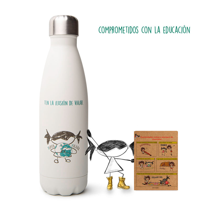 Classic Pepita Viajera Thermal Bottle