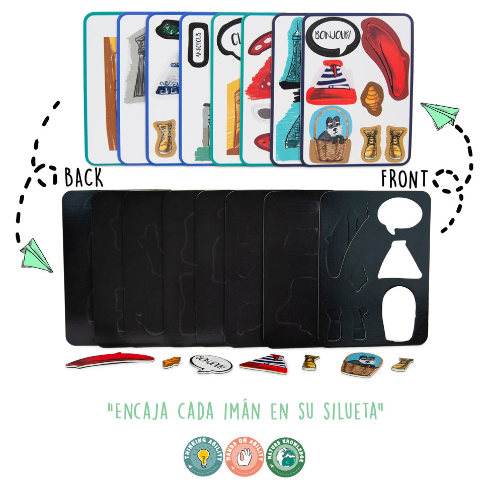 Juego magnético Saludos del Mundo