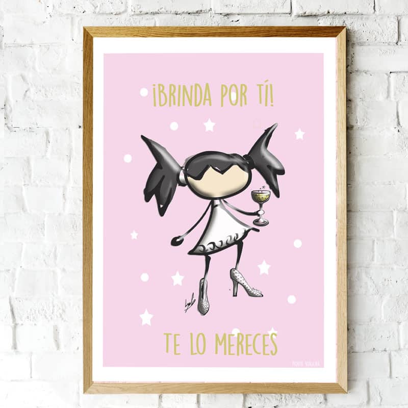 Lámina Brinda por ti