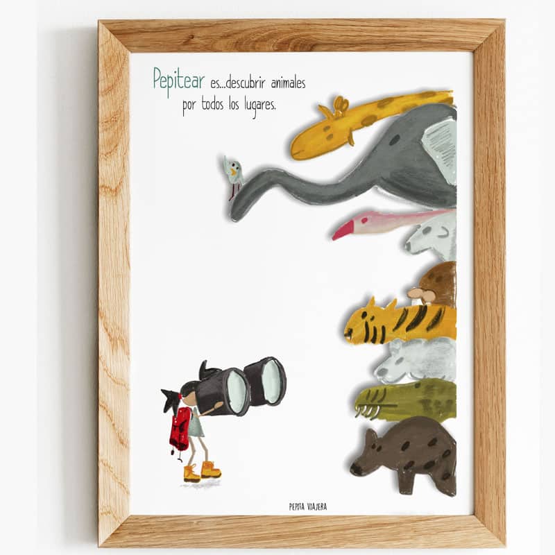 Lámina Pepitear es… tener ilusión por descubrir