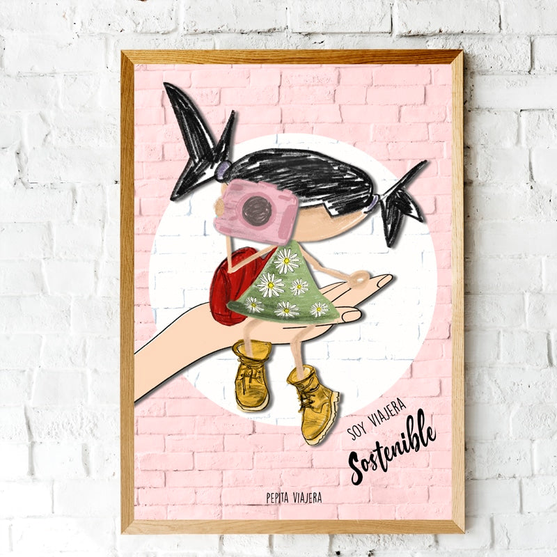 Lámina Viajera Sostenible