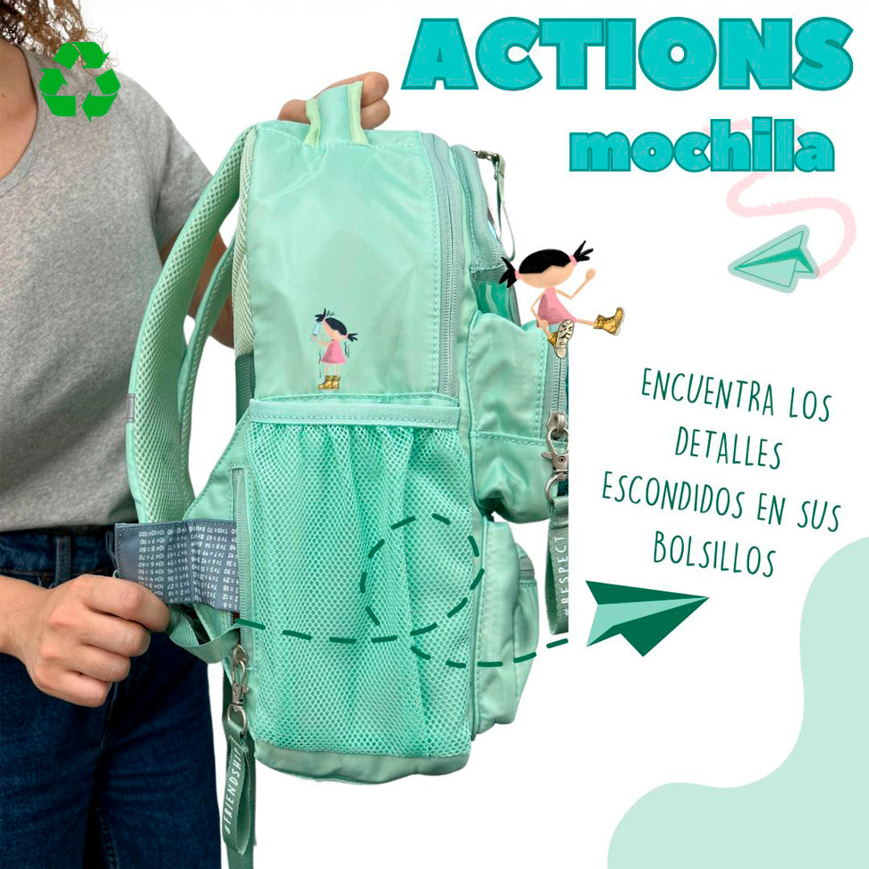 Mochila escolar primaria Actions