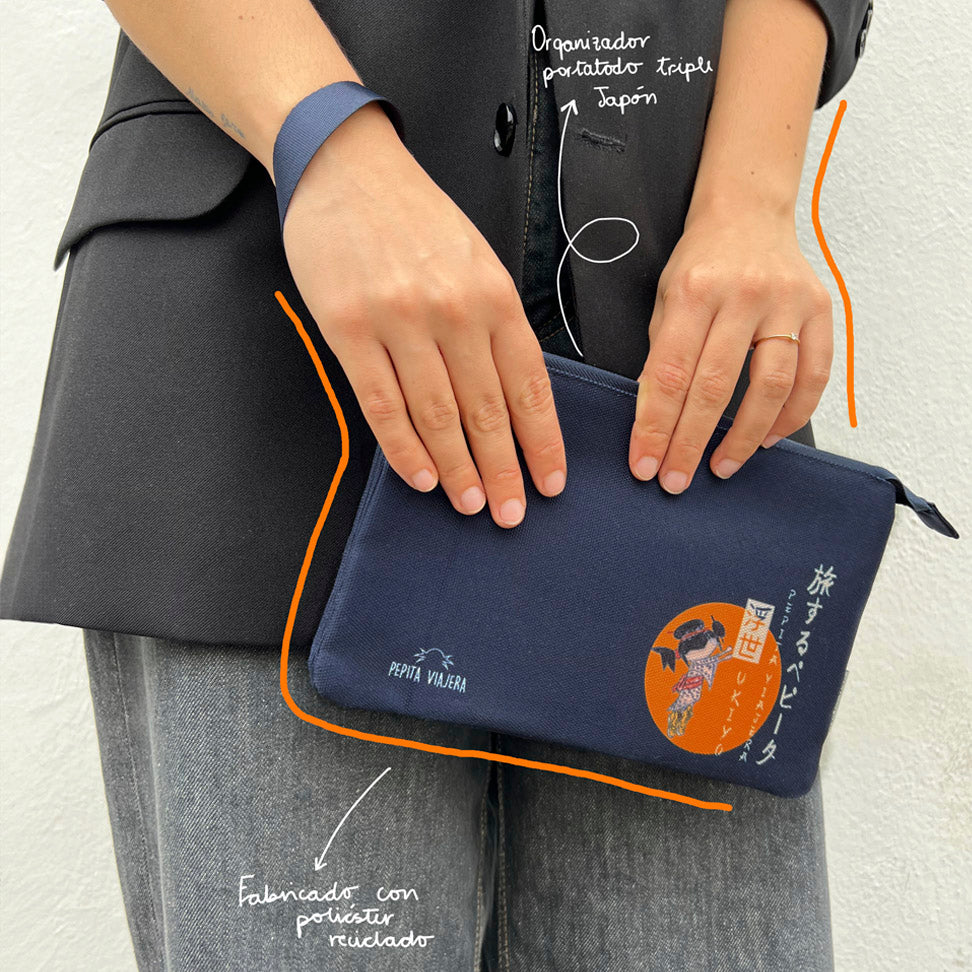 Organizador Portatodo triple Japón