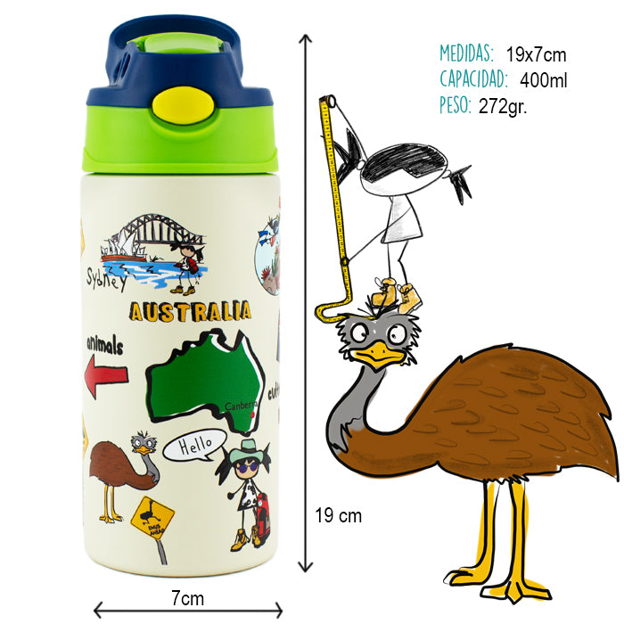 Botella térmica infantil Australia