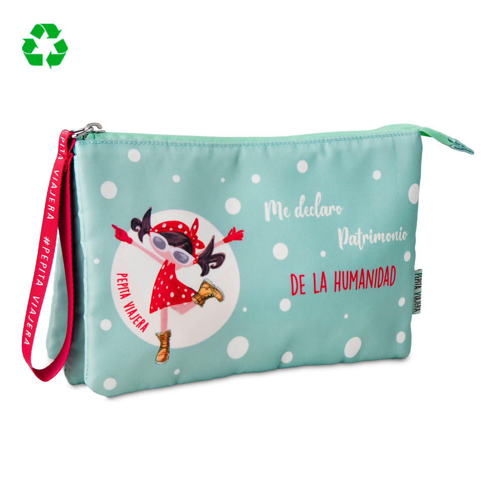 Triple pencil case I declare myself a World Heritage Site