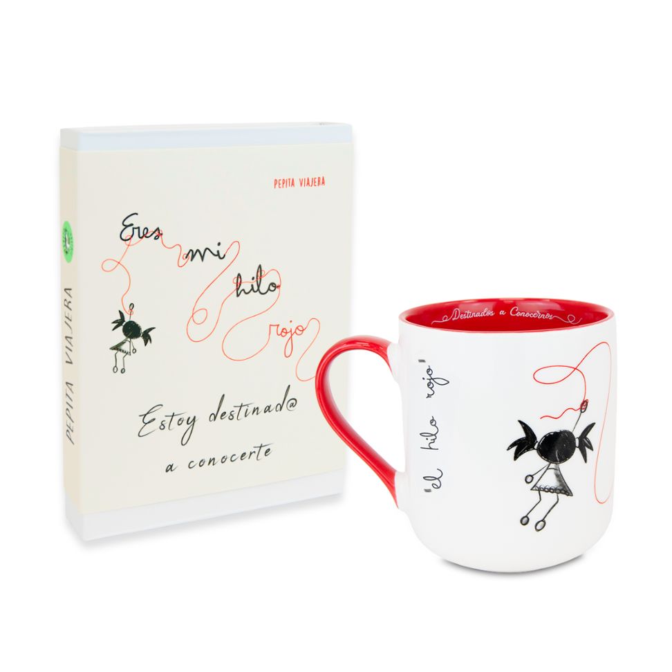 Pack Unmei- Taza + Caja láminas del Hilo Rojo