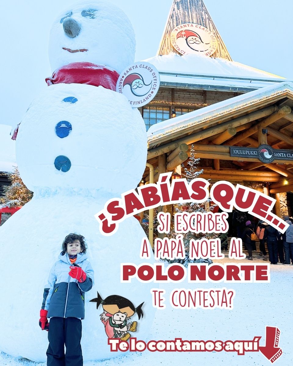 ESCRIBE A PAPÁ NOEL Y RECIBE RESPUESTA DESDE ROVANIEMI. PEPITA VIAJERA.
