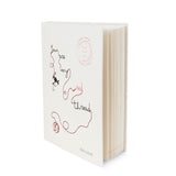 Cuaderno bordado deluxe Leyenda del Hilo Rojo en Inglés