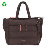 Pack DRD4-7R Marrón Totebag y monedero acolchados