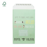 Bolsa Regalo Papel Saludos del mundo