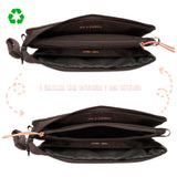 Neceser portatodo triple acolchado DRD4-7r Marrón