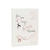 Cuaderno bordado deluxe Leyenda del Hilo Rojo en Inglés