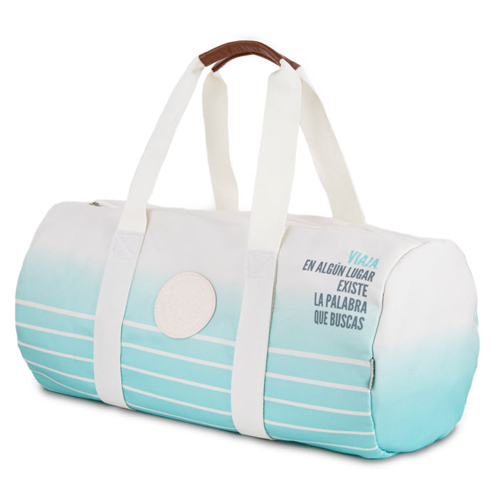 Traveler Language Travel Barrel Bag