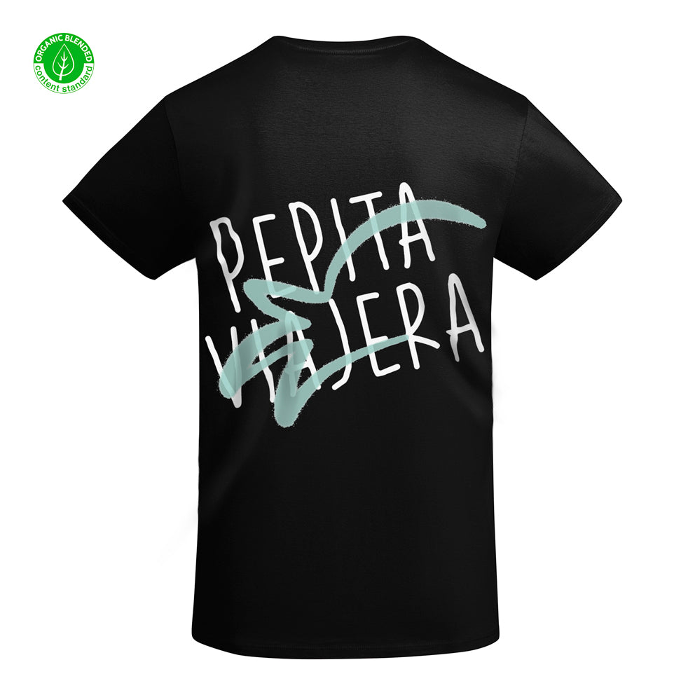 Camiseta Pepita Viajera Negra