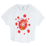 Camiseta Oversize  Pepikusama Blanca