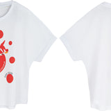 Camiseta Oversize  Pepikusama Blanca