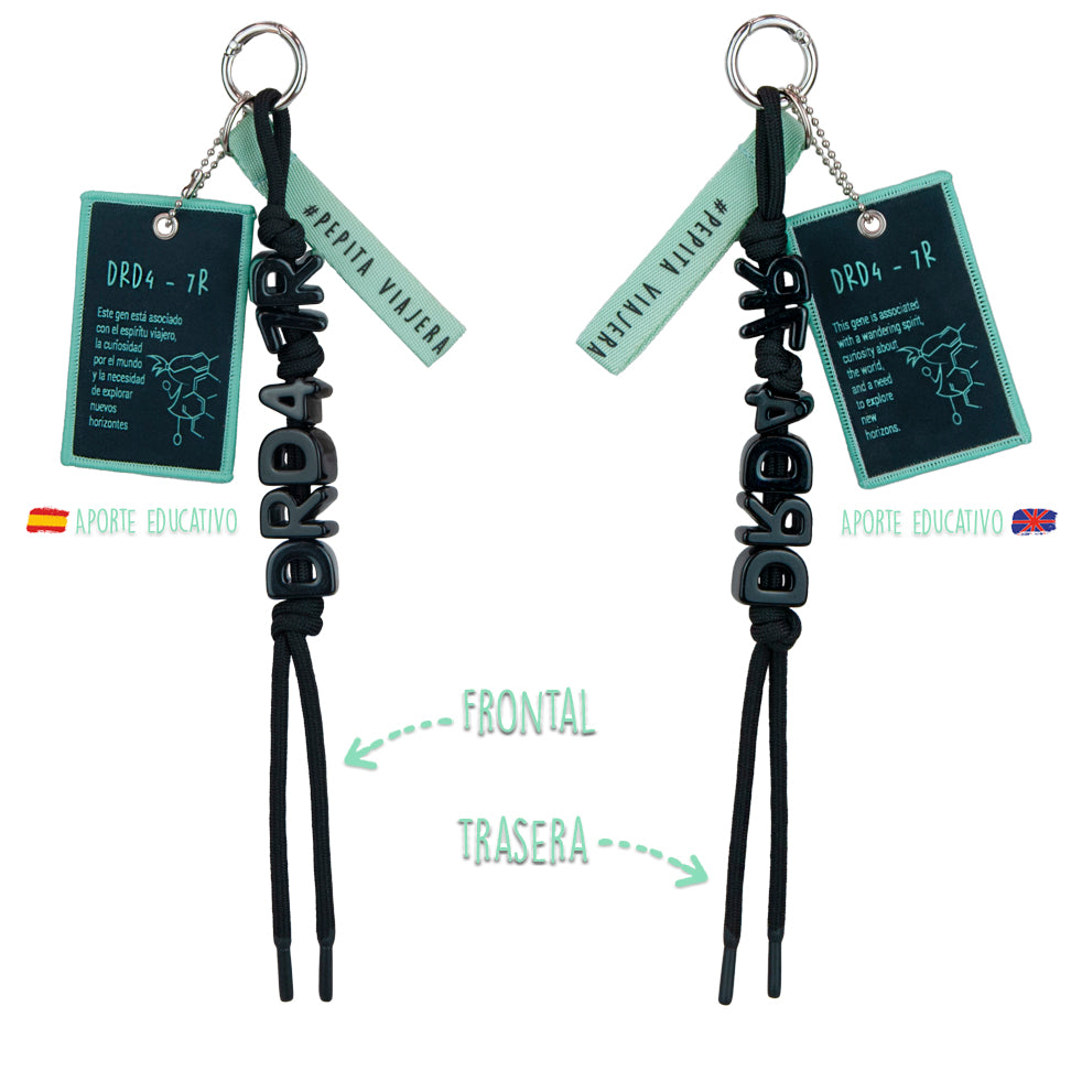 Colgante Charm DRD4-7R Negro