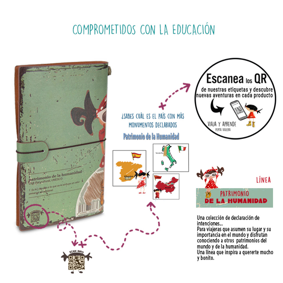 Cuaderno de viaje Patrimonio de la Humanidad