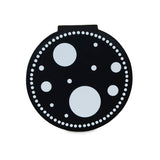 Espejo compacto irrompible de acero inoxidable Pepikusama negro