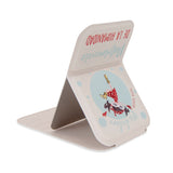 Espejo compacto irrompible de acero inoxidable Patrimonio beige