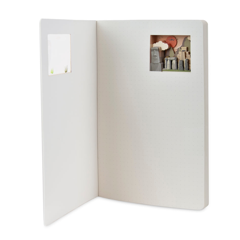 Cuaderno con ventana Eterna Viajera