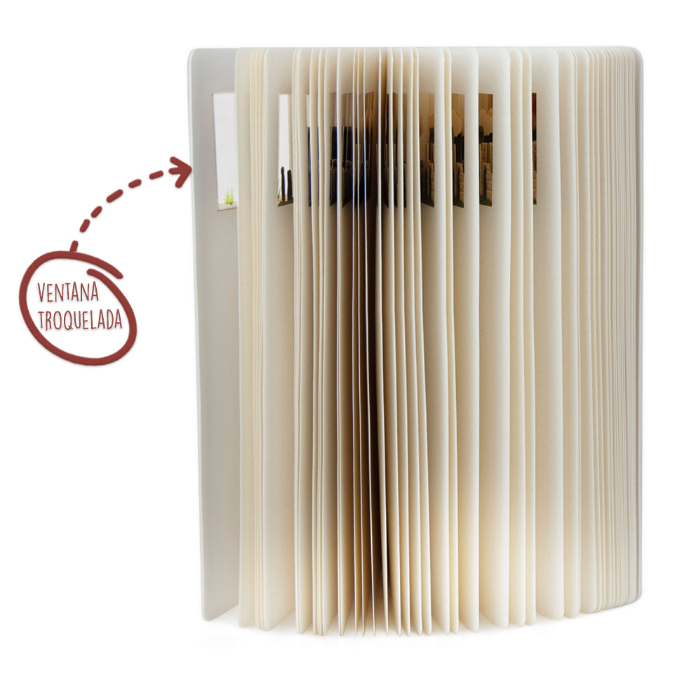 Cuaderno con ventana Eterna Viajera