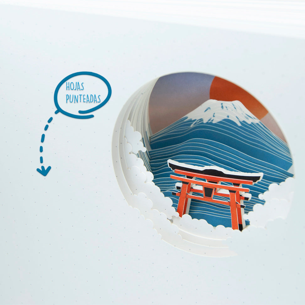 Cuaderno con ventana Japón