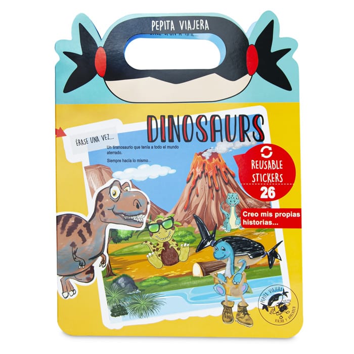 Dinosaurs educational sticker book