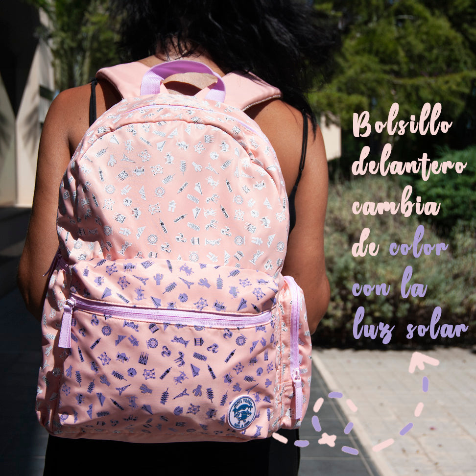 Mochila Primaria que cambia de color Iconic