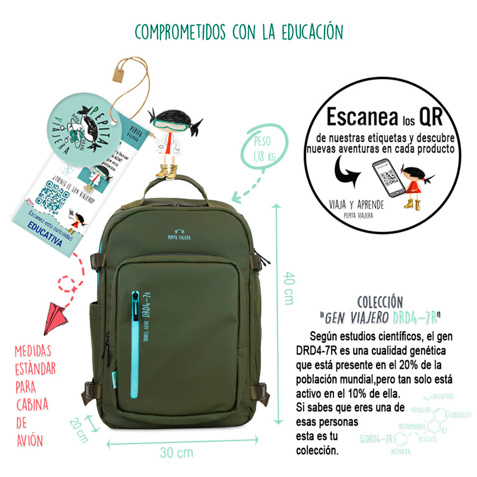 Mochila Cabina DRD4-7R Kaki