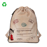 Mochila saco con fuelle expandible Eterna Viajera