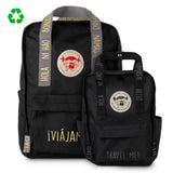 Mochila Mini saludos del mundo Negra