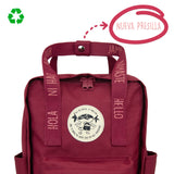 Mochila Mini saludos del mundo Roja