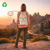 Mochila saco con fuelle expandible Eterna Viajera