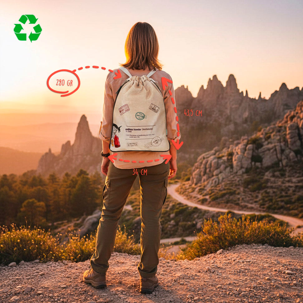 Mochila saco con fuelle expandible Endless Traveler