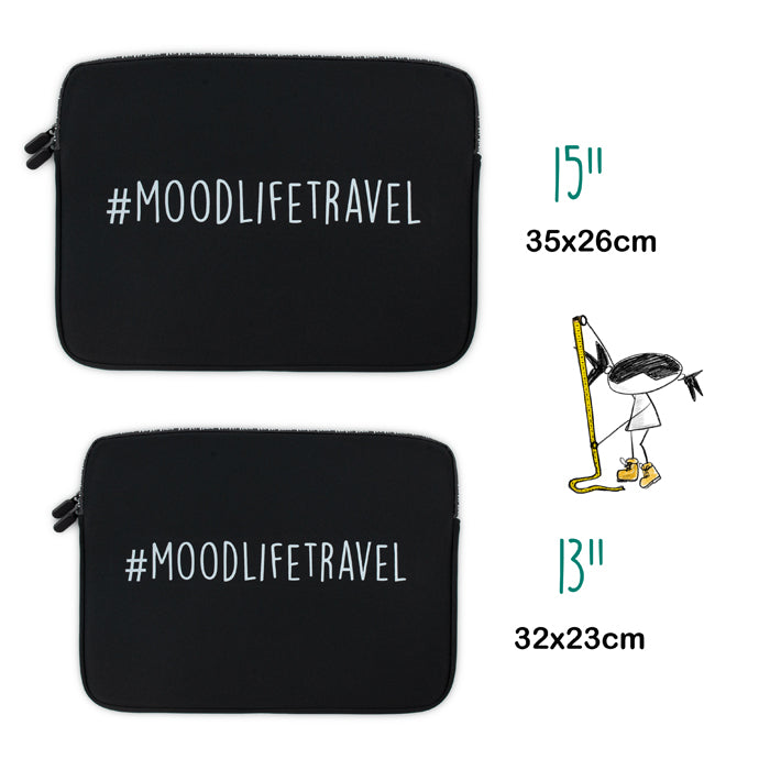 Funda tablet #Moodlifetravel en 13 o 15 pulgadas