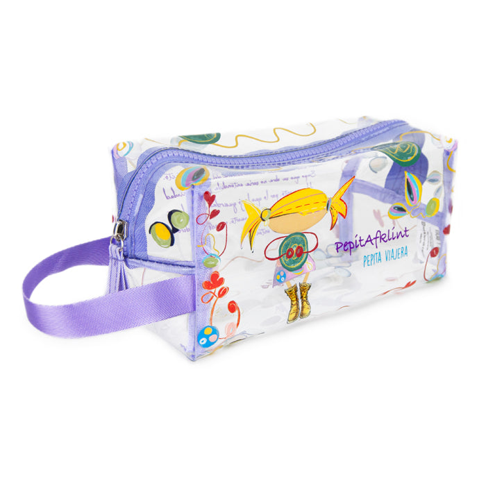 Pepitafklint Handle Toiletry Bag