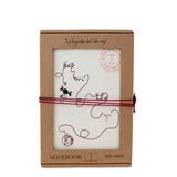 Pack Niji con cuaderno, vela, taza y botella del Hilo Rojo.