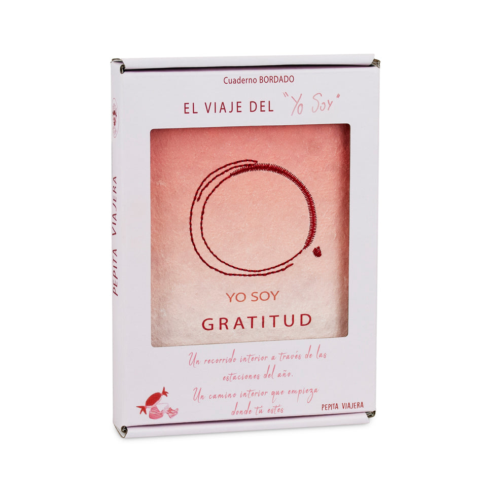 Cuaderno bordado deluxe Yo Soy Gratitud
