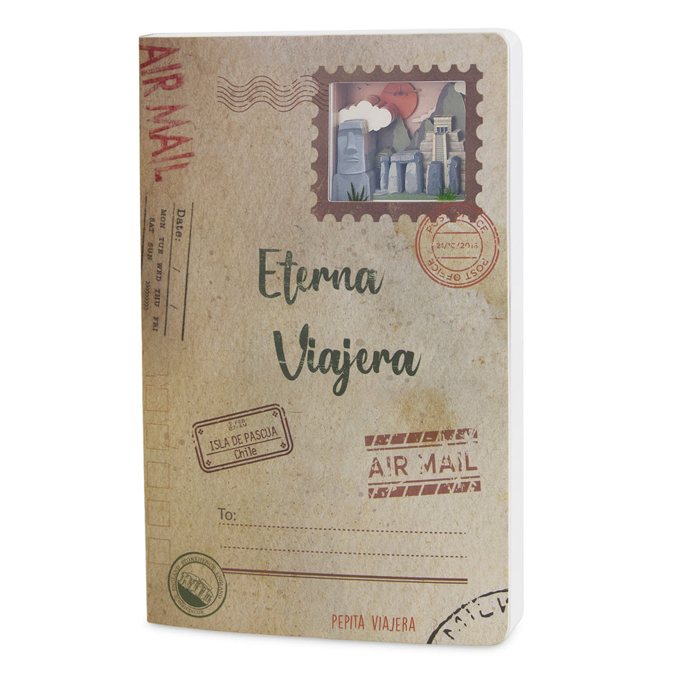 Cuaderno con ventana Eterna Viajera