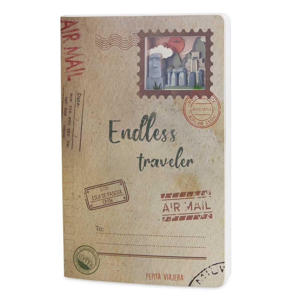 Cuaderno con ventana Endless Traveler