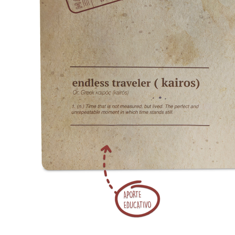 Cuaderno con ventana Endless Traveler