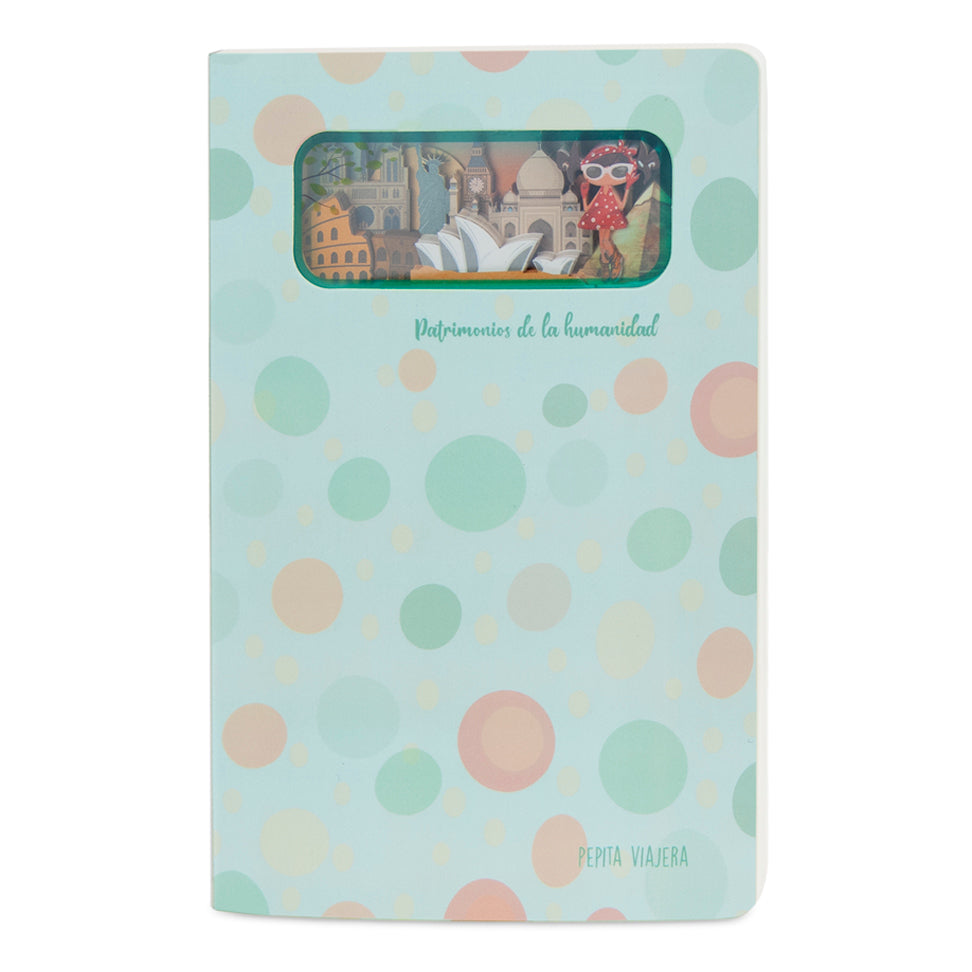 Cuaderno con ventana Patrimonio
