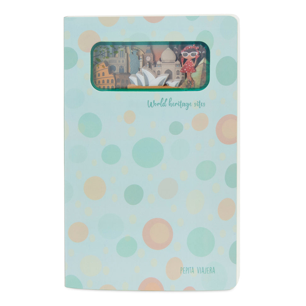 Cuaderno con ventana Patrimonio en Inglés