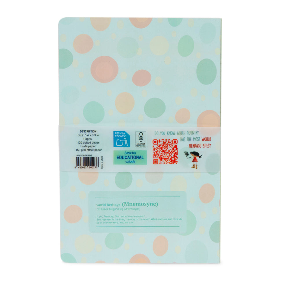 Cuaderno con ventana Patrimonio en Inglés