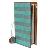 Cuaderno de viaje Saludos del Mundo aguamarina