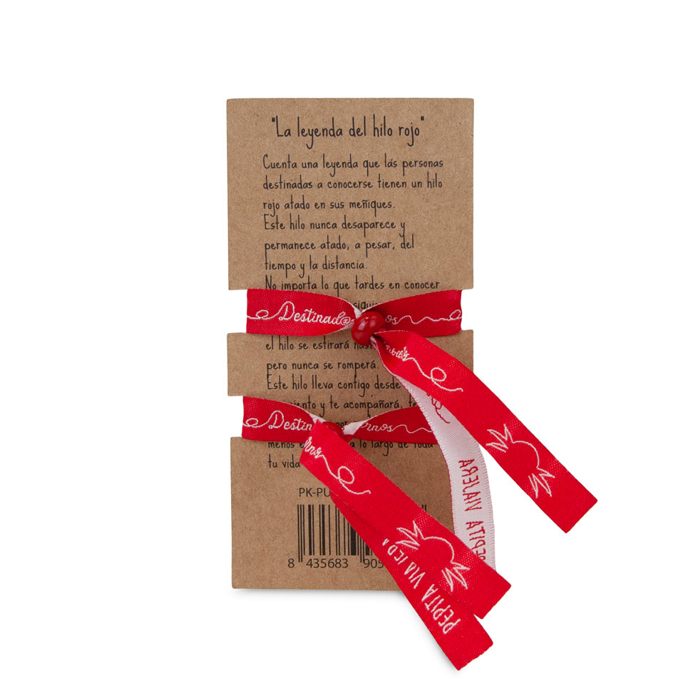 Pack dos pulseras Leyenda del Hilo Rojo