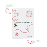 Set 2 libretas bordadas Leyenda del Hilo Rojo en Inglés
