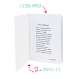 Set 2 libretas bordadas Leyenda del Hilo Rojo , español